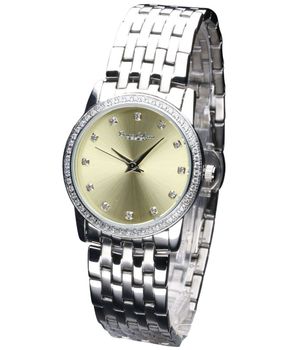 Zegarek damski z cyrkoniami Bruno Calvani FASHION BC974 srebrny żółty.jpg